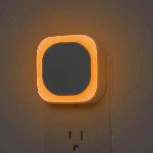 2 Pack Plug in Dimmable Amber Night Light, Auto Dusk to Dawn Sensor, LED Night Light, Soft Glow, Diffused Light, for Kids, Sleep, Bathroom, Hallway, Kitchen, Bedroom, as Gifts