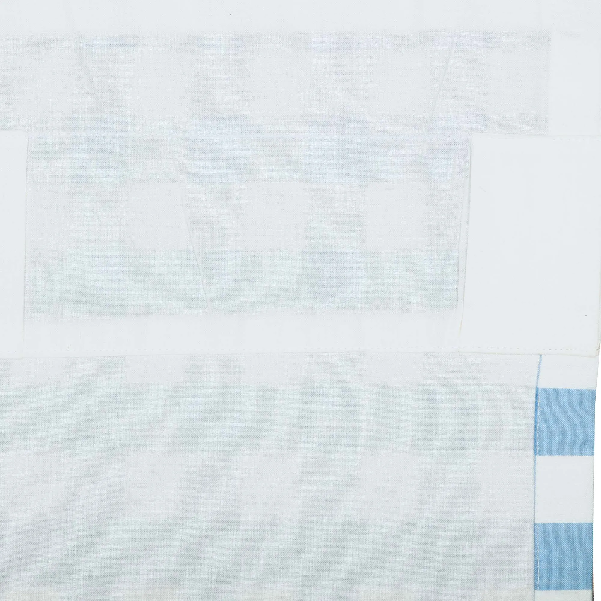 Annie Buffalo Blue Check Short Panel Set of 2 63x36