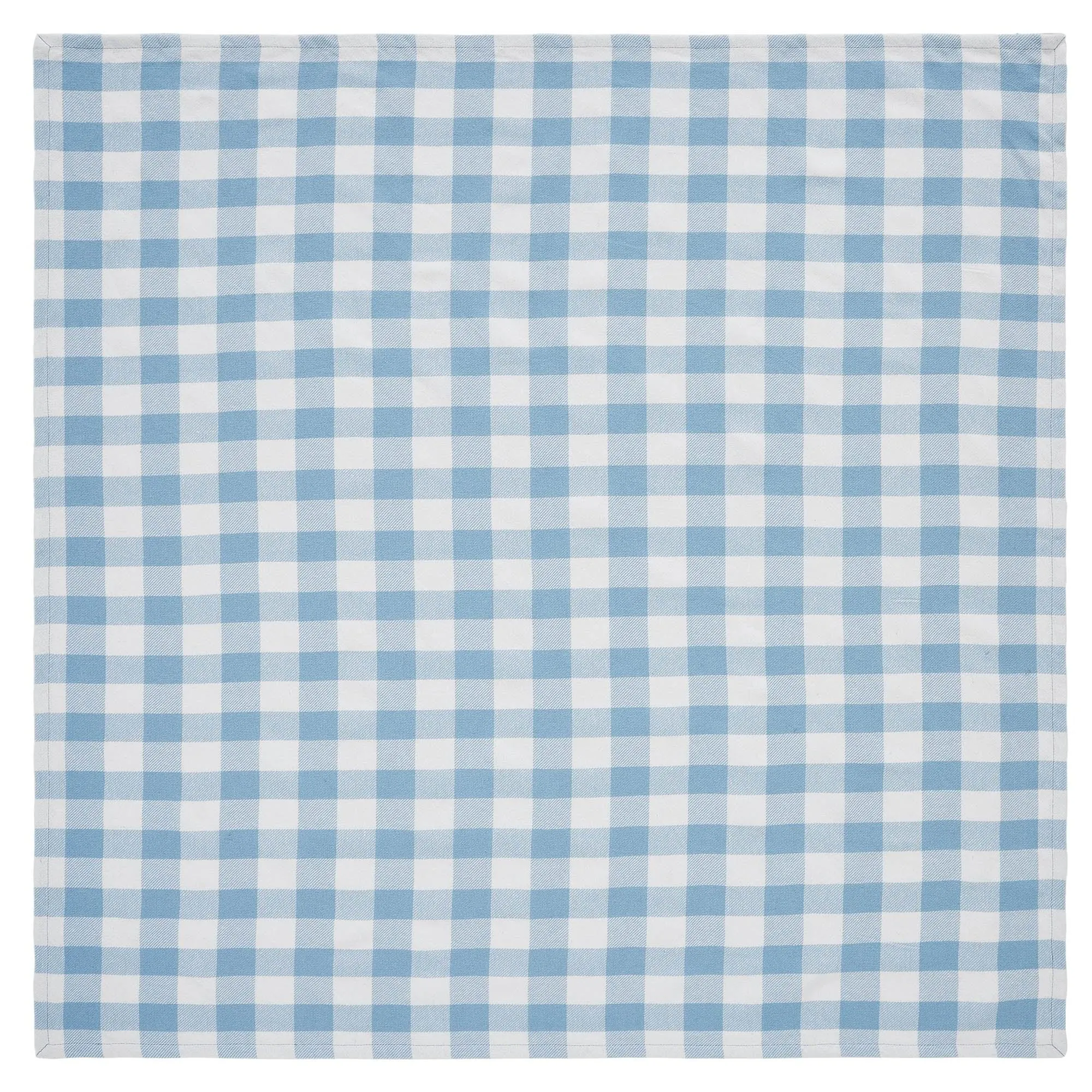 Annie Buffalo Check Blue Table Topper 40x40