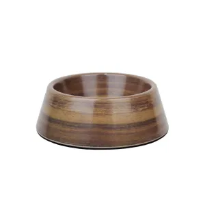 Barkley & Bella Melamine Bowl - Acacia Medium