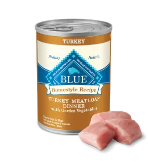 Blue Buffalo - Homestyle Turkey Meatloaf Dinner with Garden Vegetables Wet Dog Food