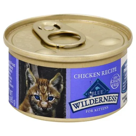 Blue Buffalo Wilderness Kitten Recipe Canned Cat Food
