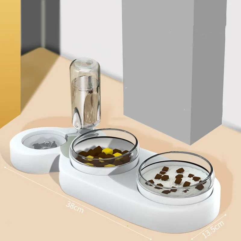 Cats Dogs Pets Rice Bowls Automatic Water Bowls