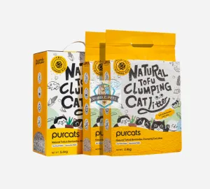 Cature Natural tofu clumping cat litter with bentonite