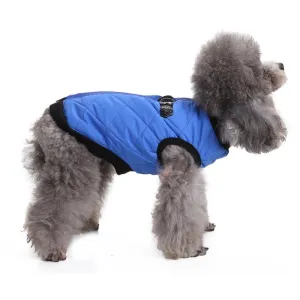 Comfy Warm Winter Vest With Leash Buckle For Small Dogs
