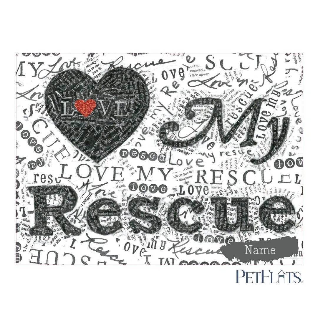 Custom Rescue PetFlat - Premium Vinyl Mat