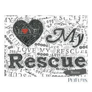 Custom Rescue PetFlat - Premium Vinyl Mat