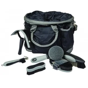 Deluxe Grooming Kit 6 piece - Black/Silver