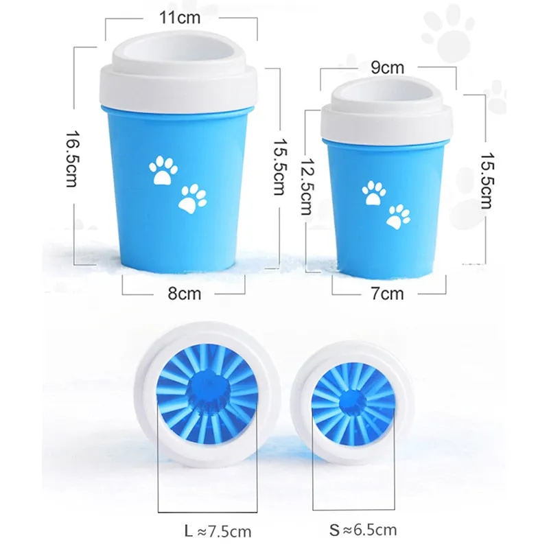 Dirty Dog cleaner Silicone Combs Portable Foot Washer Pet Grooming Brush