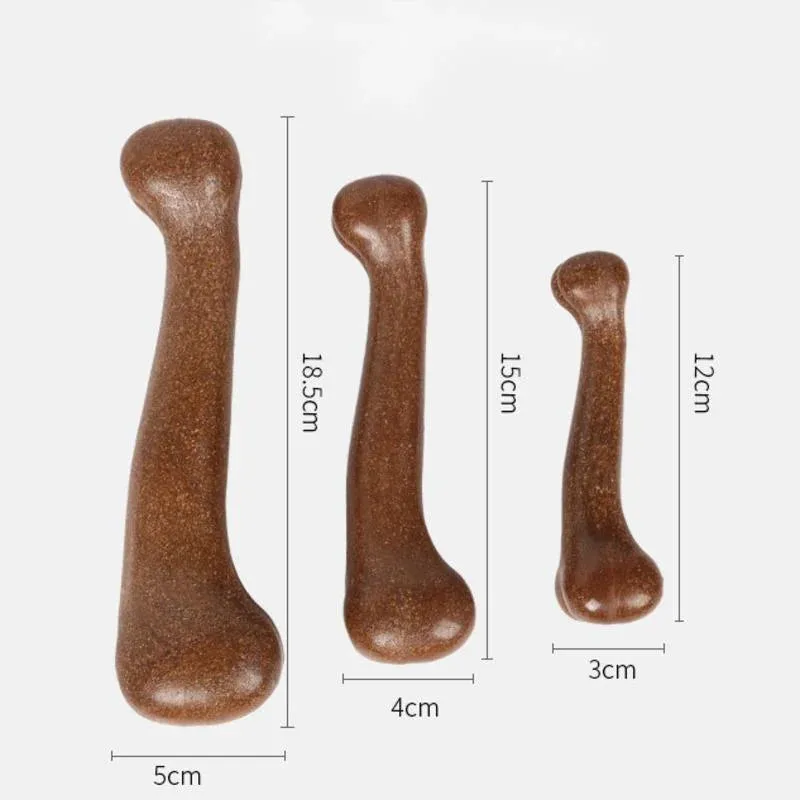 Dog Bone Chews Toys | Nearly Indestructible Natural Non-Toxic Anti-Bite Puppy Toys | Durable Chew Toys for Small, Medium, and Large Dogs | Pet Chew Game Dental Health