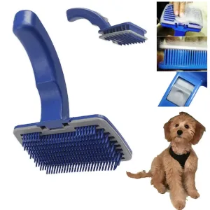 Dog brushes Self Cleaning Slicker Brush Dog Cat Pet Grooming Brush Shedding Brush Comb Rake