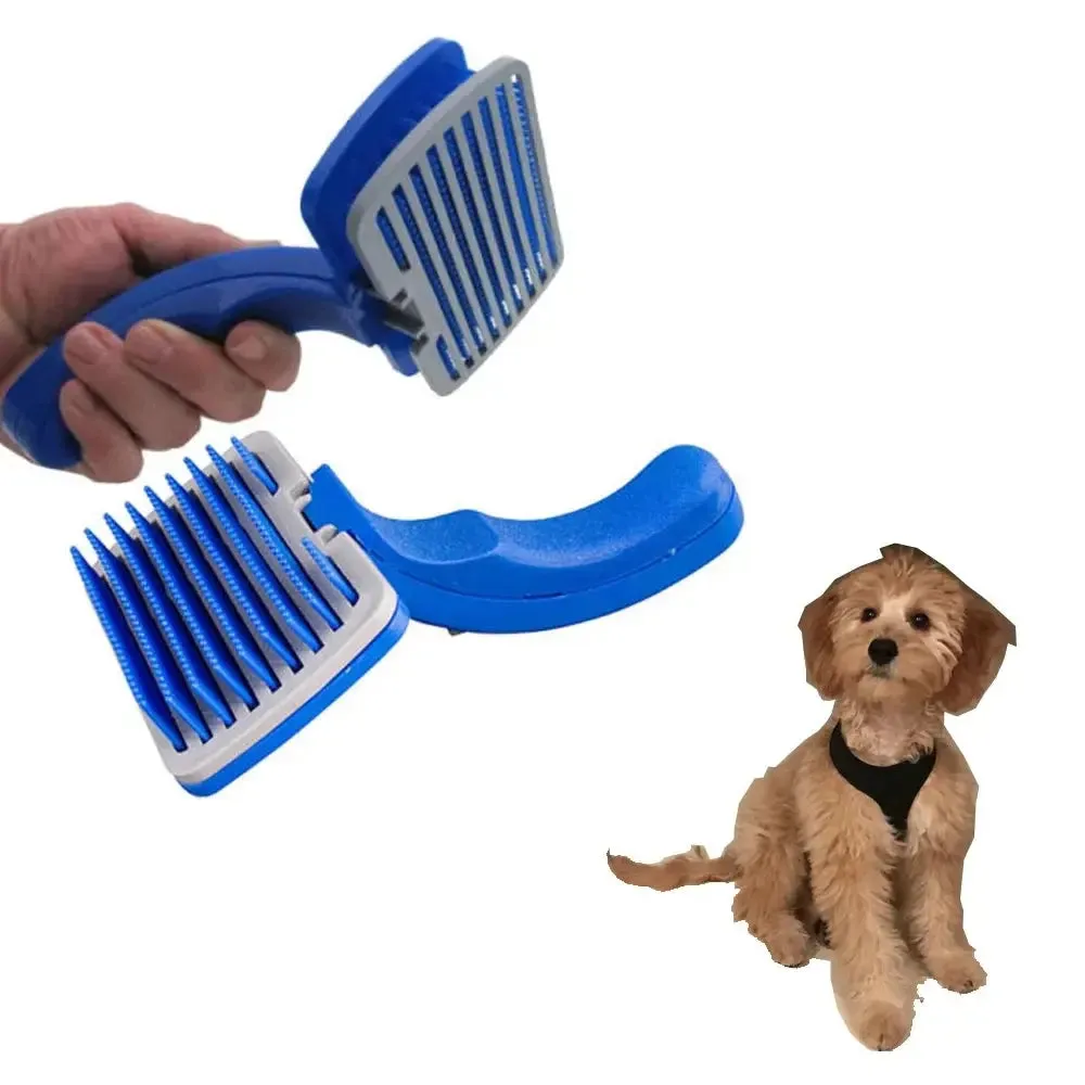 Dog brushes Self Cleaning Slicker Brush Dog Cat Pet Grooming Brush Shedding Brush Comb Rake