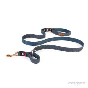 EzyDog Vario 4 Dog Lead Denim {)_(}