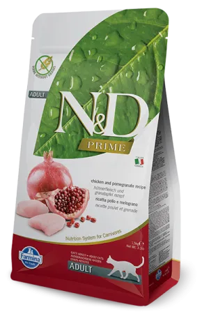 Farmina N&D Prime Formula Chicken & Pomegranate Adult Cat Food