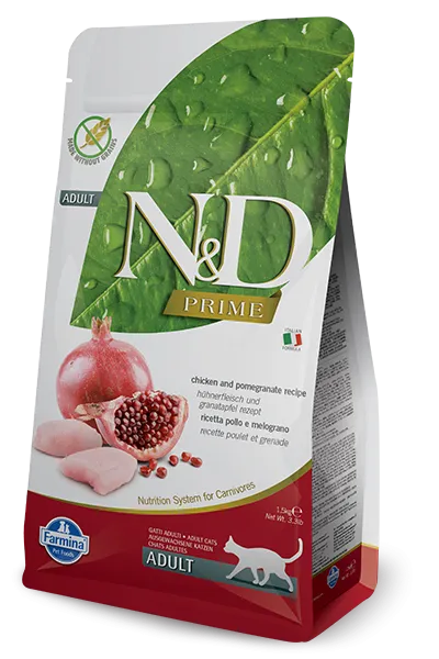 Farmina N&D Prime Formula Chicken & Pomegranate Adult Cat Food