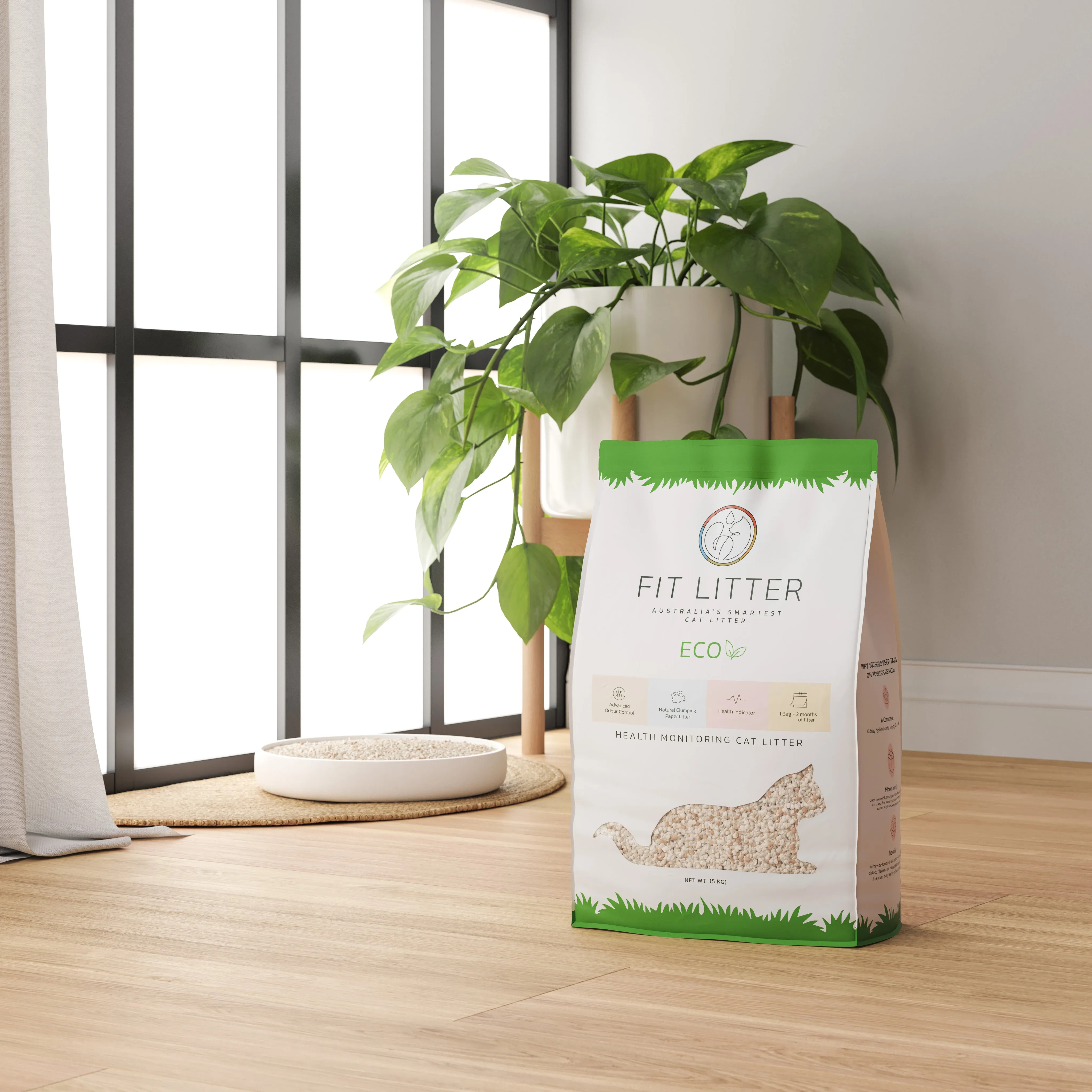 Fit Litter Eco - 3 Month Supply - 4 Cat