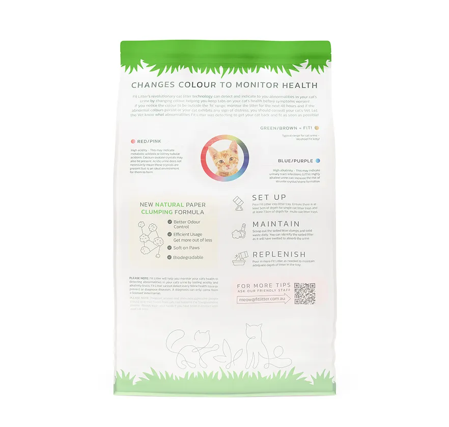 Fit Litter Eco - 3 Month Supply - 4 Cat