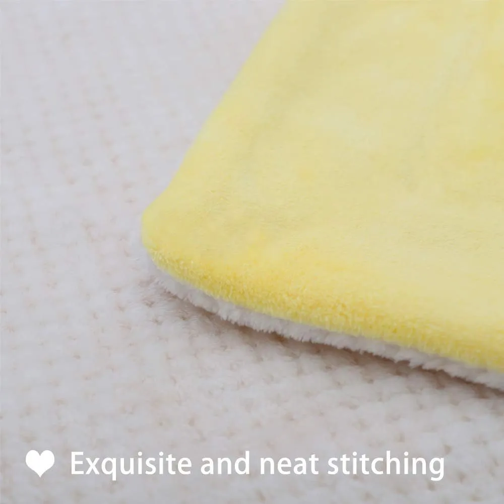 furrybaby Premium Fluffy Fleece Dog Blanket Soft and Warm Reversible Flannel Pet Blanket for Dogs 24x32inch Washable Indoor Cats Blankets for Cozy Comfy Nap(White)