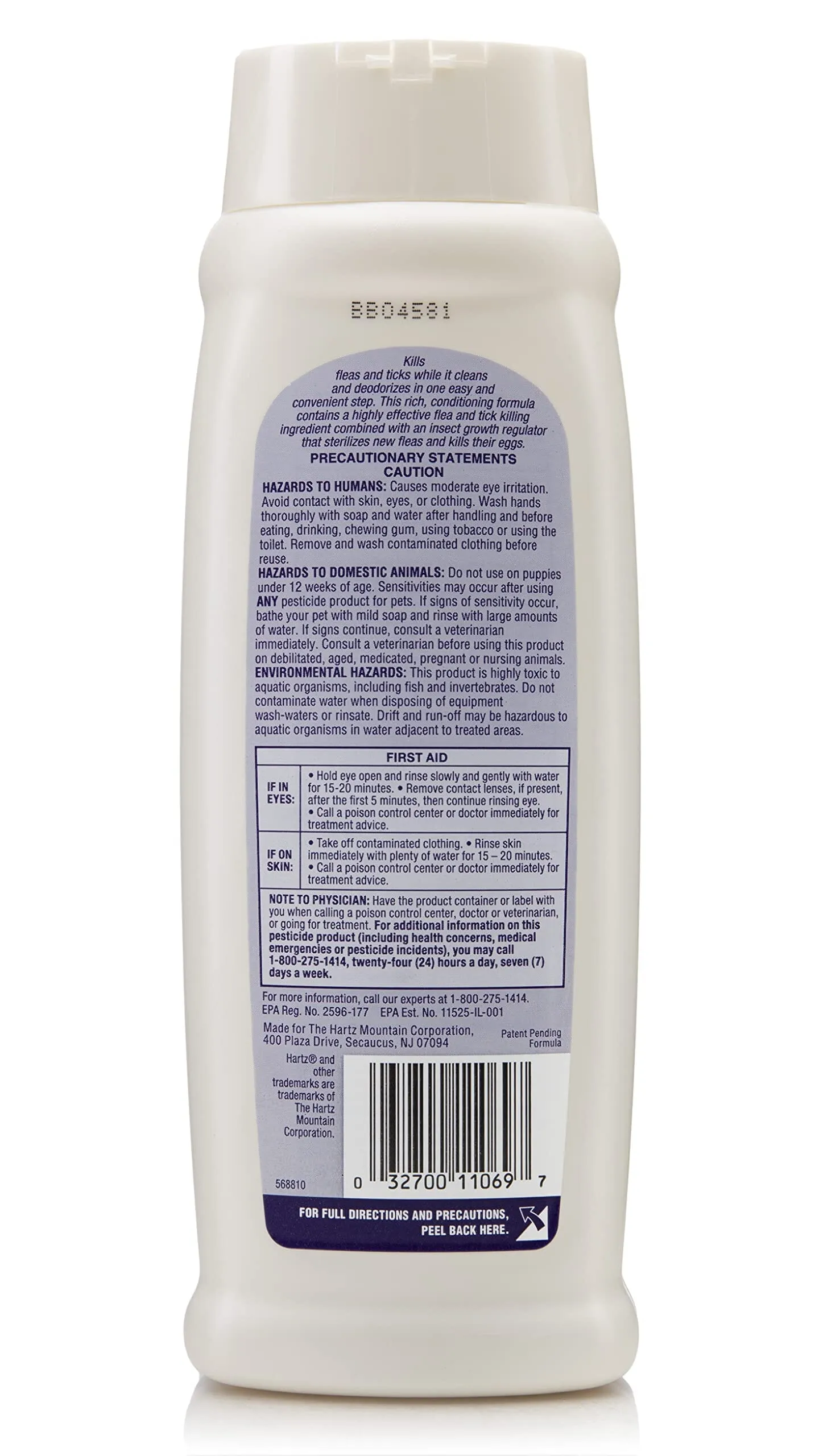 Hartz Mountain Ultra Guard Plus Flea and Tick Dog Shampoo and Conditioner - 18 Oz