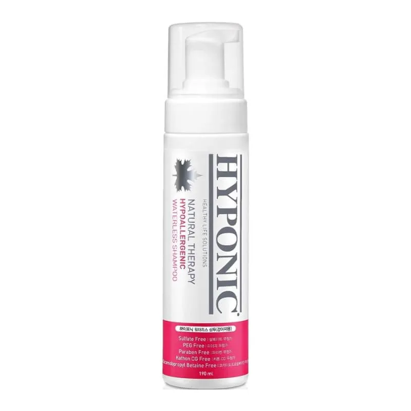 HYPONIC Hypoallergenic Waterless Pet Shampoo 190ml