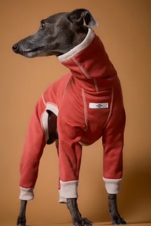 Italian Greyhound / Whippet Terracotta Turtleneck Jumpsuit ORLY