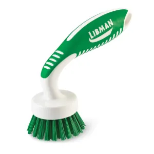 LIBMAN COMMERCIAL® 42 Curved Kitchen Brush, 2 in W Brush, Polyethylene Terephthalate Bristle, 3/4 in L Trim