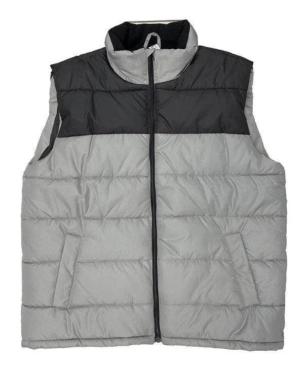 Mens Padded Winter Two Tone Vest Jackets