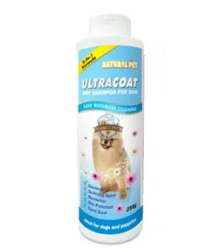 Natural Pet Ultra Coat Dry Shampoo for Dogs