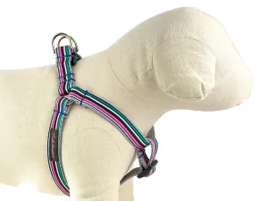 Navy Multi Stripe Dog Harness - 769