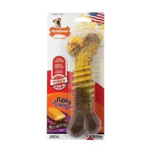 Nylabone® Dura Chews® Flavor Frenzy Power Chews Cheesesteak Flavor Long Lasting Chews Dog Toys