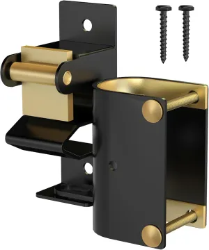 One Way Farm Gate Latch, Heavy Duty Gate Latches for Metal Tube Gates, 1 Way Lockable Livestock Gate Latch Hardware for Cattle Gate Horse Corrals, Ranches, Pastures, Pet Cages