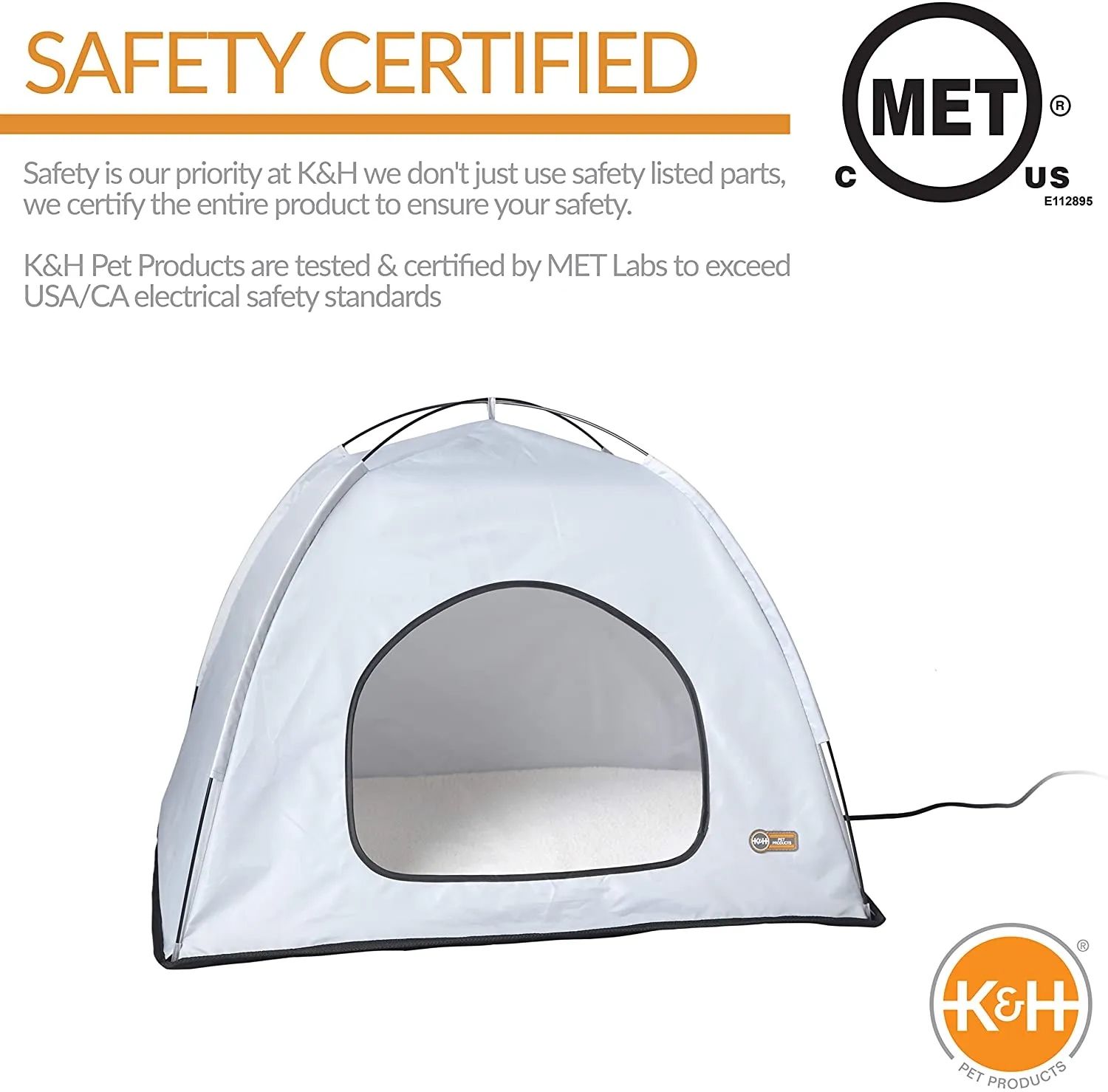 Outdoor Heated Pet Shelter - Pet Thermo Tent - K&H Pet Products