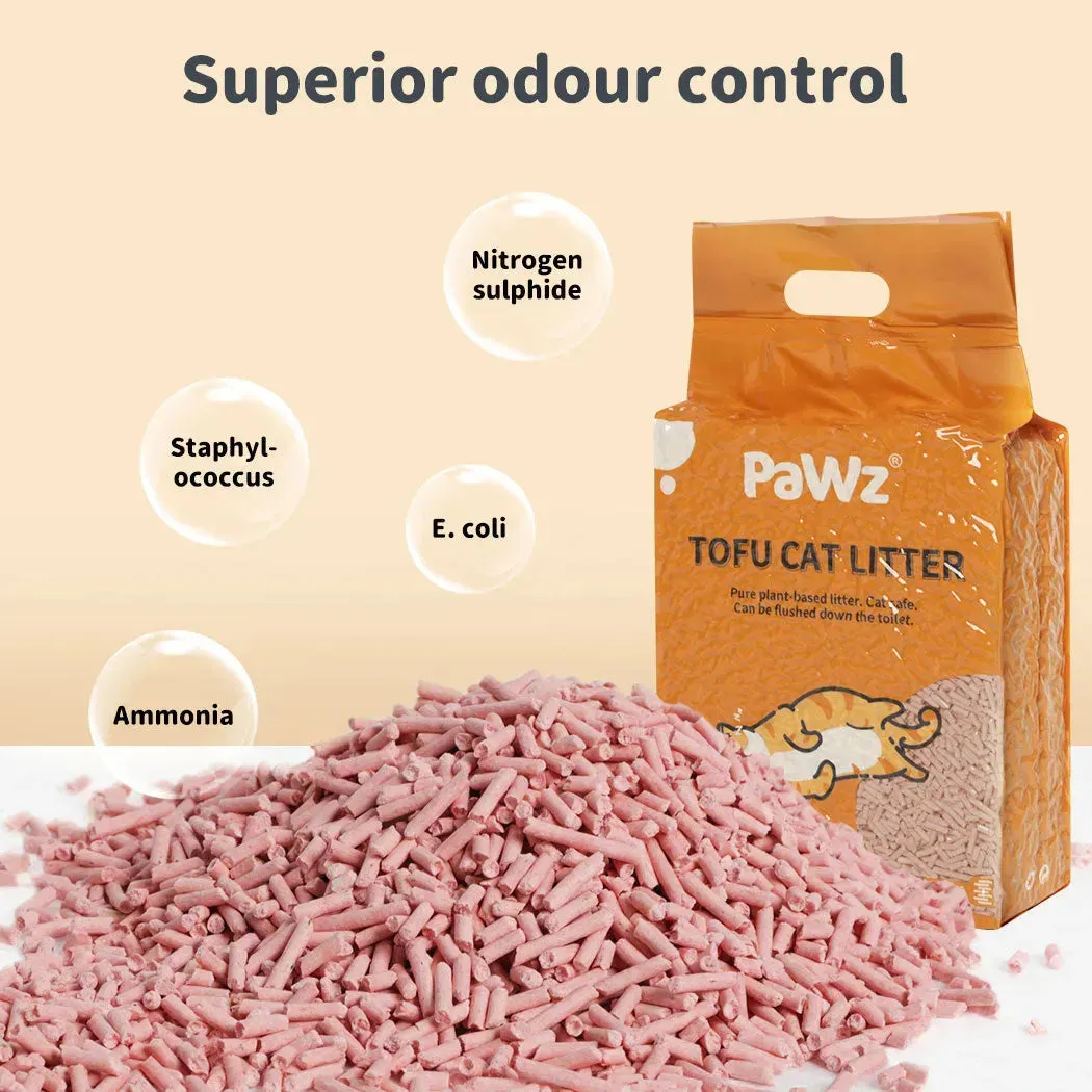 PaWz Tofu Cat Litter Clumping Flushable Watermelon Scent