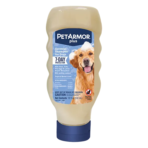 PetArmor® Plus Flea & Tick Shampoo with Oatmeal for Dogs