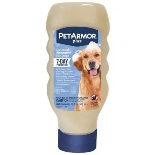 PetArmor Plus Oatmeal Shampoo for Dogs 7-Day Protection