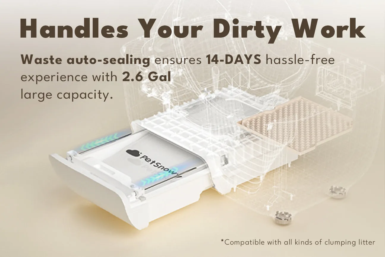 PetSnowy SNOW  Self-Cleaning Litter Box