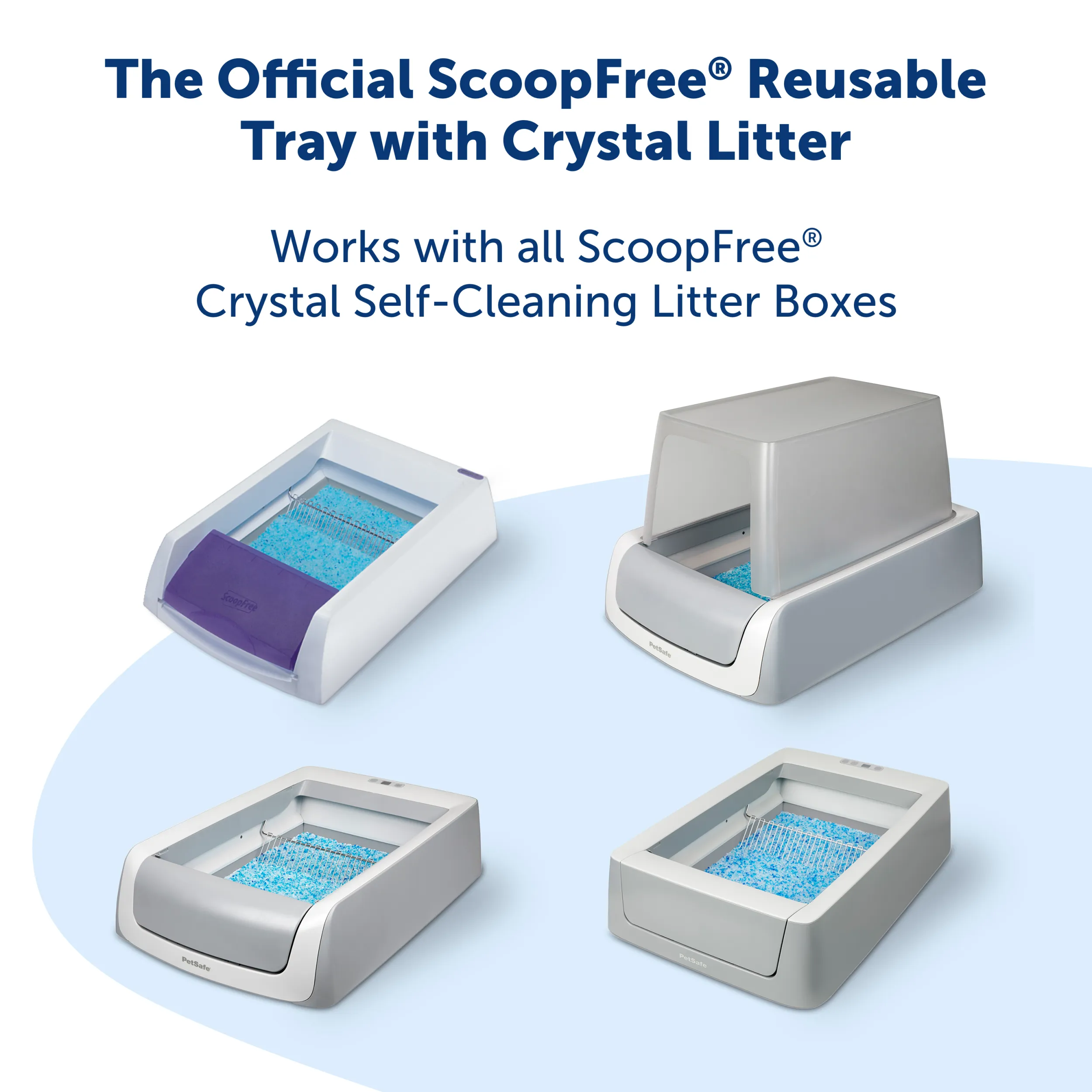ScoopFree® Reusable Tray with Crystal Litter