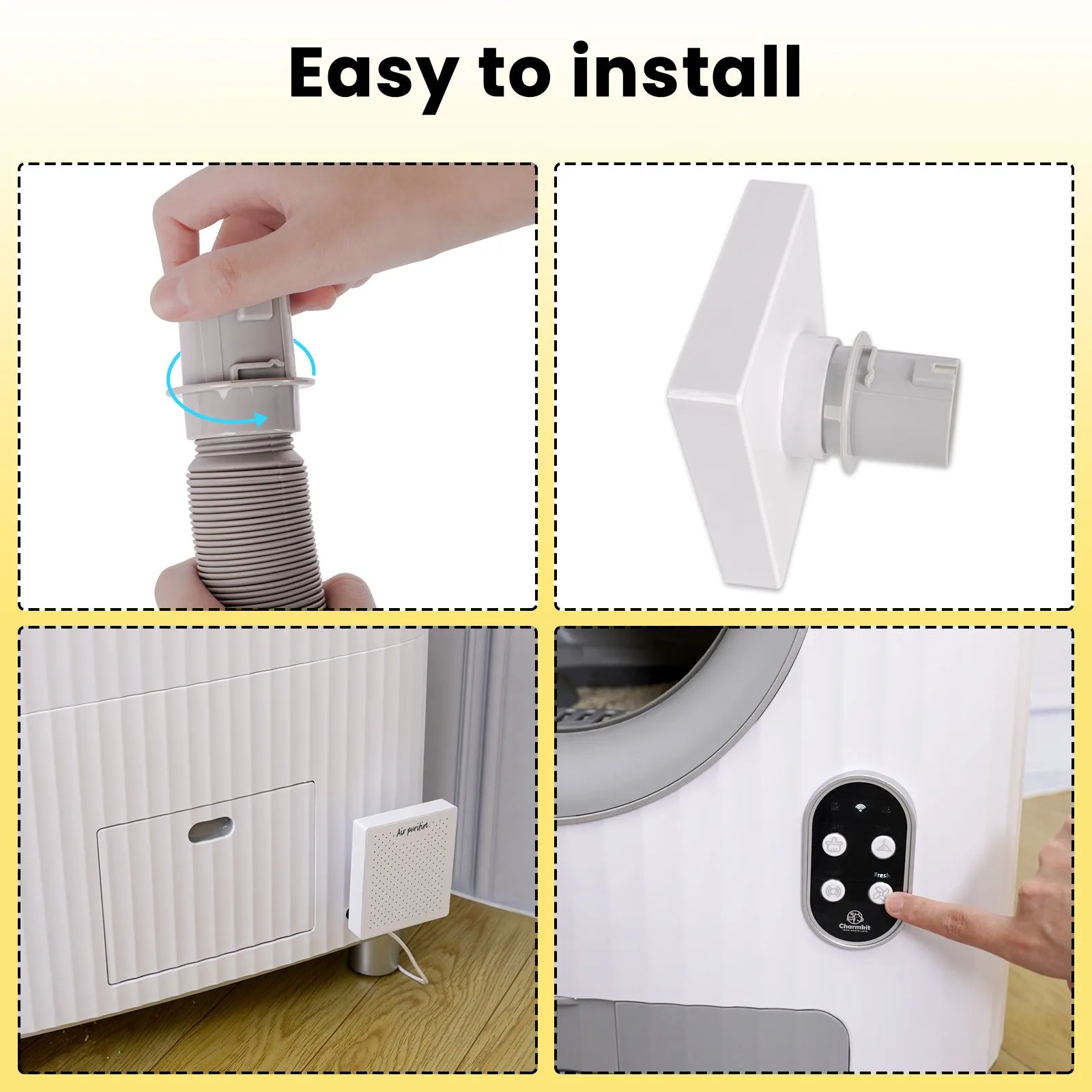 Self-Cleaning Cat Litter Box AIR PURIFIER