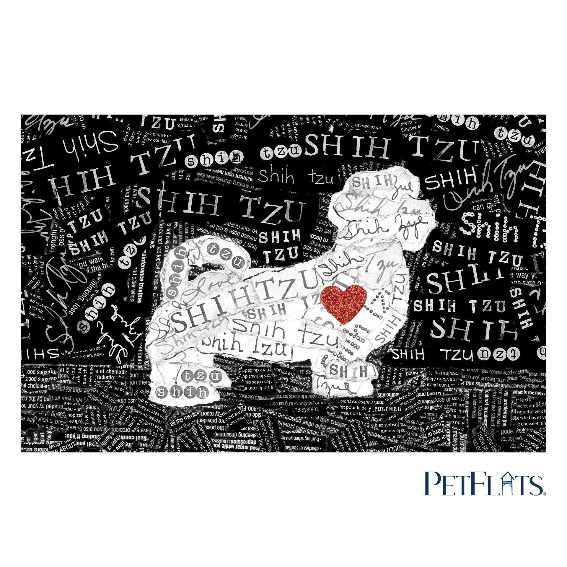 Shih tzu PetFlat - Premium Vinyl Mat