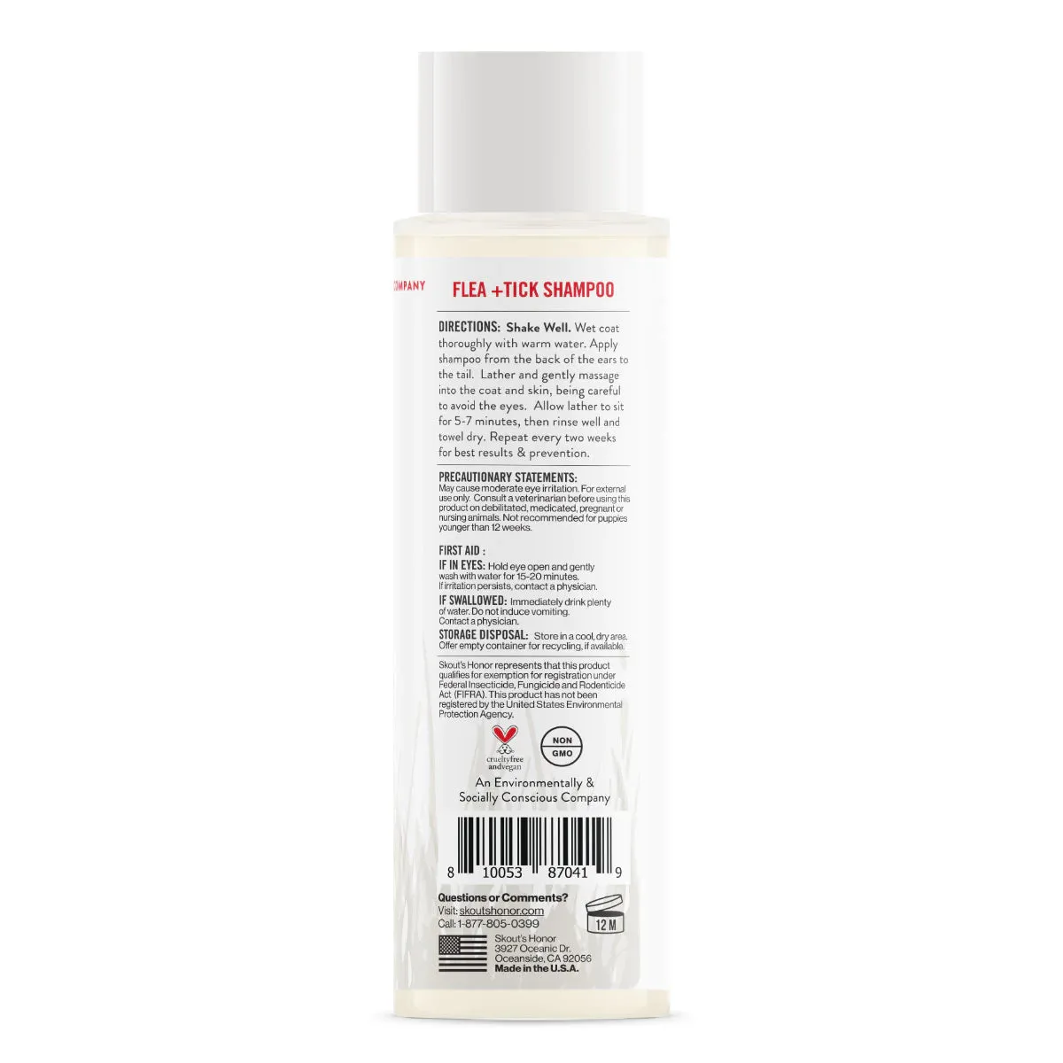 Skout's Honor Flea & Tick Shampoo for Dogs