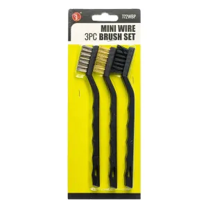 Tooth Brush Set; Nylon - Brass - and Steel
