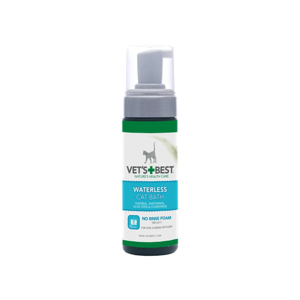 Vets Best Waterless Cat Bath Pump 150ml
