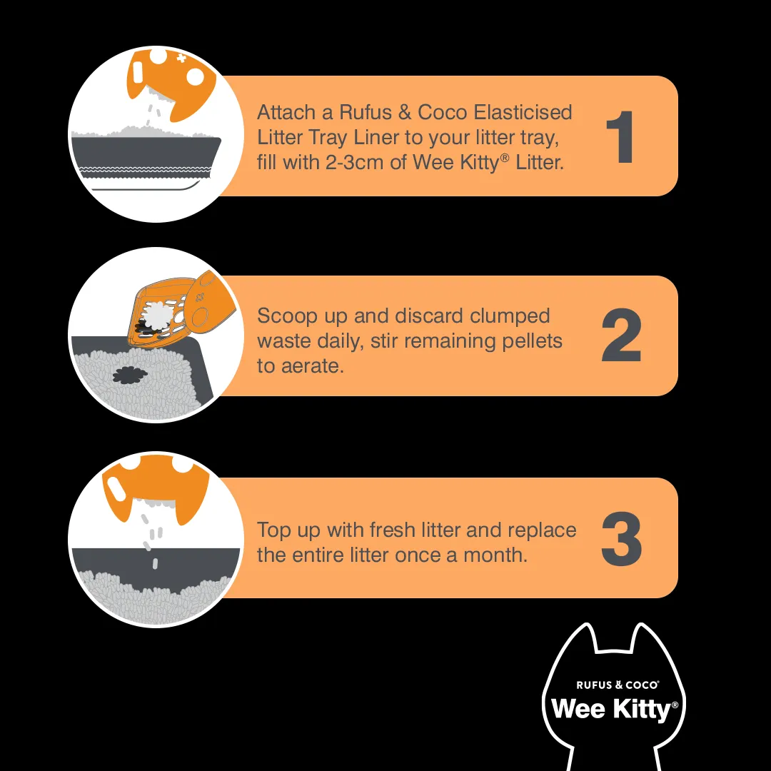 Wee Kitty Natural Clumping Corn Litter 4kg