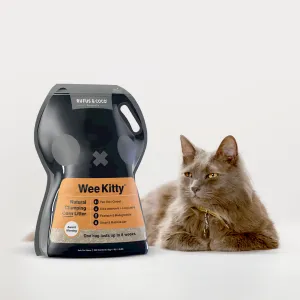 Wee Kitty Natural Clumping Corn Litter 4kg